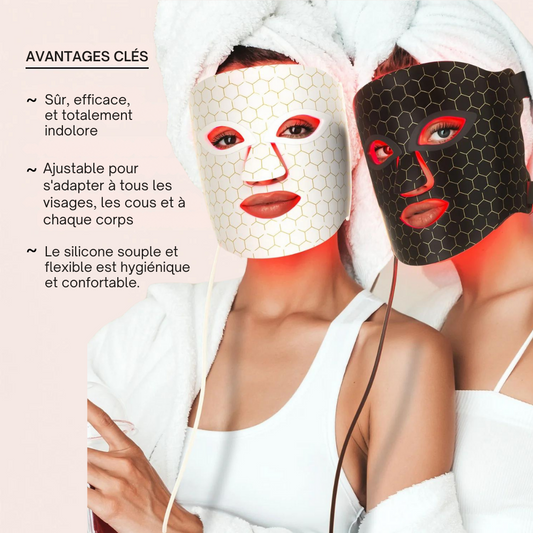 Masque Facial de Luminothérapie